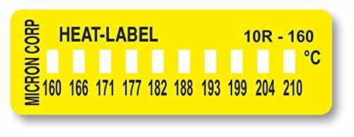 【新品・2営業日で発送】アイピー技研 ヒートラベル(不可逆性)10点表示 1箱(10枚入) 10R-160 1箱(10枚入)