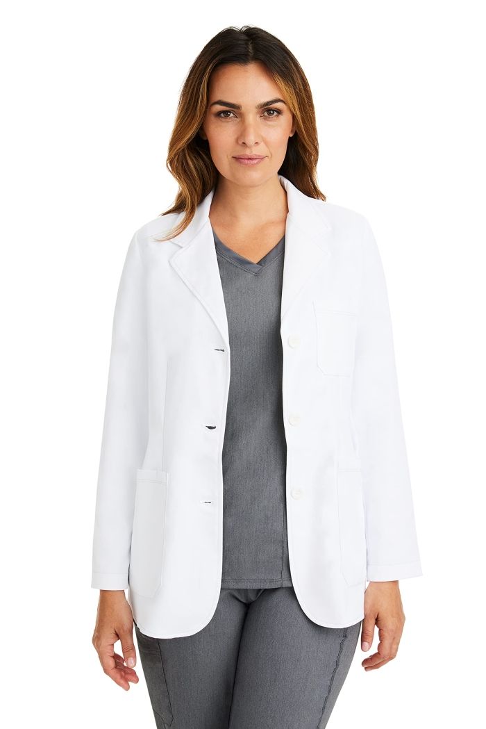 【新品・2営業日で発送】ヒーリングハンズ(Healing Hands) THE WHITE COAT レディスブレザー白衣(ミニマリストシリーズ) L相当 5160-M 1枚