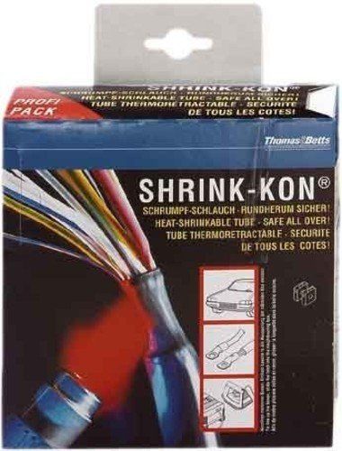 【新品・2営業日で発送】ABB シュリンクコン 熱収縮チューブ Shrink-kon(シュリンクコン)一般用カラーボックスタイプ 白 (HSB10009 3628)