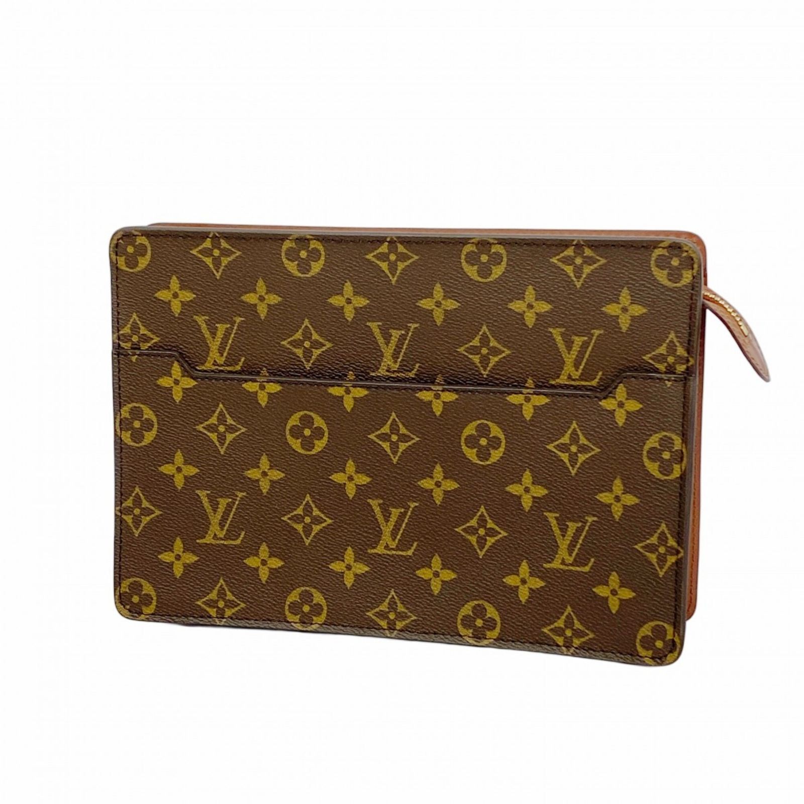 ルイ・ヴィトン(Louis Vuitton) ルイ・ヴィトン クラッチバッグ モノグラム ポシェットオム M51795 ブラウンメンズ
