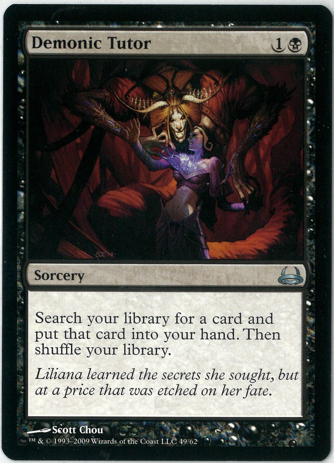 MTG/英語版/悪魔の教示者/Demonic Tutor/Divine vs. Demonic/DDC/49/62
