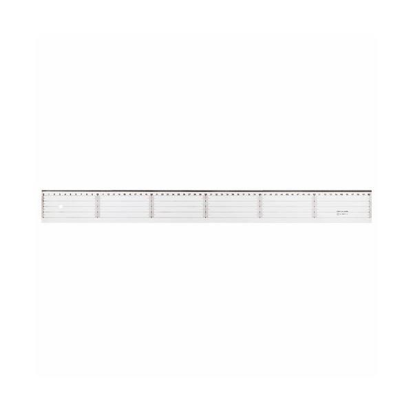 (まとめ）ライオン事務器 アクリル直線定規60cm A-20 1セット(10本)〔×3セット〕