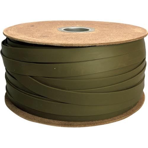 【新品・2営業日で発送】ユタカメイク ゴム 平ゴムドラム巻 押出成形タイプ 20mm×100m ODグリーン (PRTE101 8200)