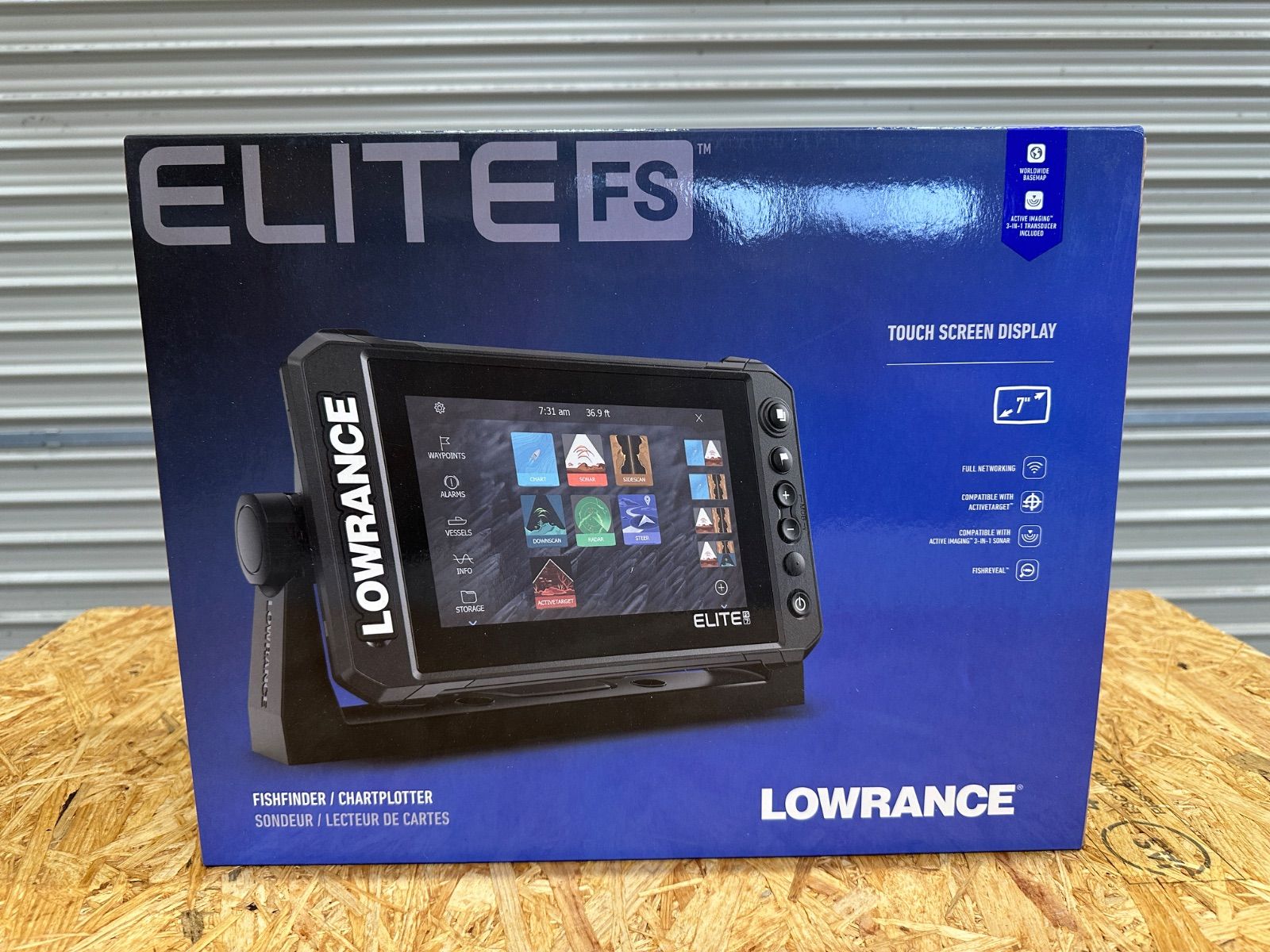 【新品】LOWRANCE ELITE FS 7インチ 振動子レス
