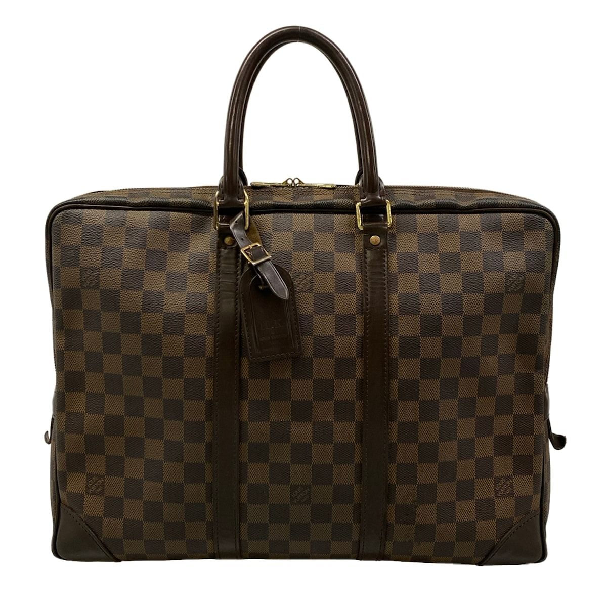 LOUIS VUITTON(ルイヴィトン) ビジネスバッグ ダミエ ポルト ドキュマン・ヴォワヤージュ N41124 エベヌ