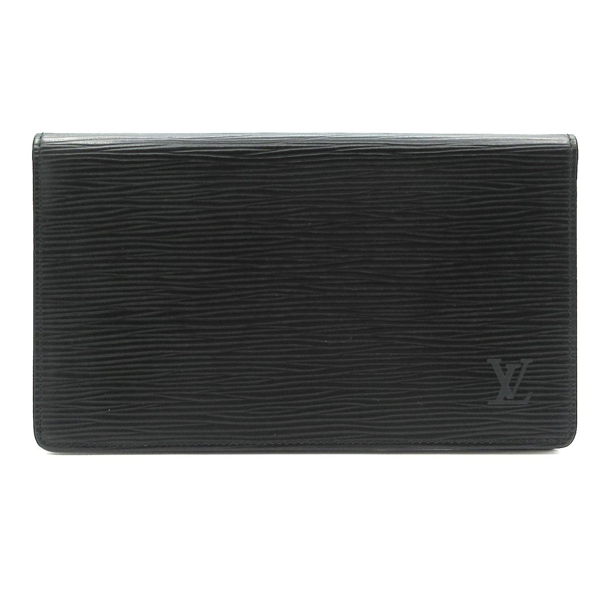 LOUIS VUITTON(ルイヴィトン) 財布 エピ美品 - ノワール 小切手ケース レザー