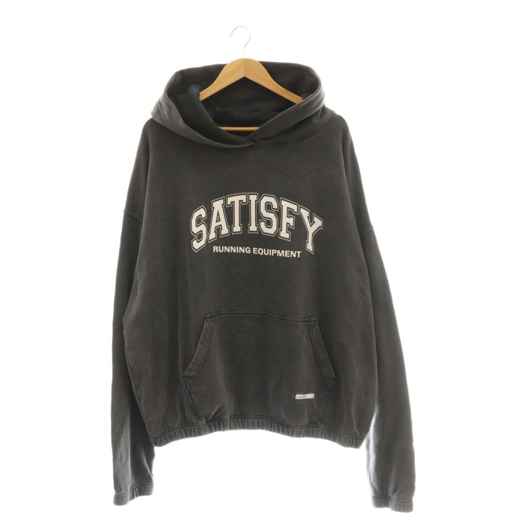 サティスファイ SATISFY Softcell Hoodie フーディ パーカー スウェット オーバーサイズ XL チャコールグレー /ES ■OS ■SH