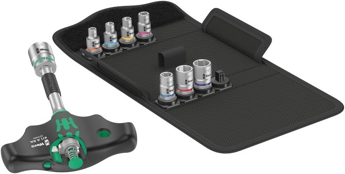 【新品・3営業日で発送】Wera Werkzeuge 057474 Kコンパクト400RA ソケットセット インチ 9点
