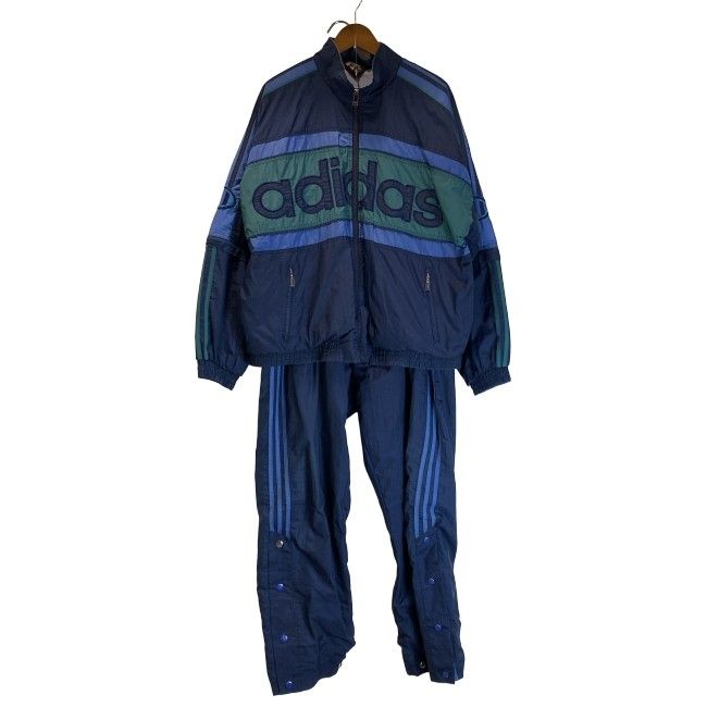 【中古】　adidas　セットアップ　上下セット　ナイロンジャンパー　ナイロンパンツ　オーバーサイズ　スペイン製　スポーツ　古着　/2001 16,157円