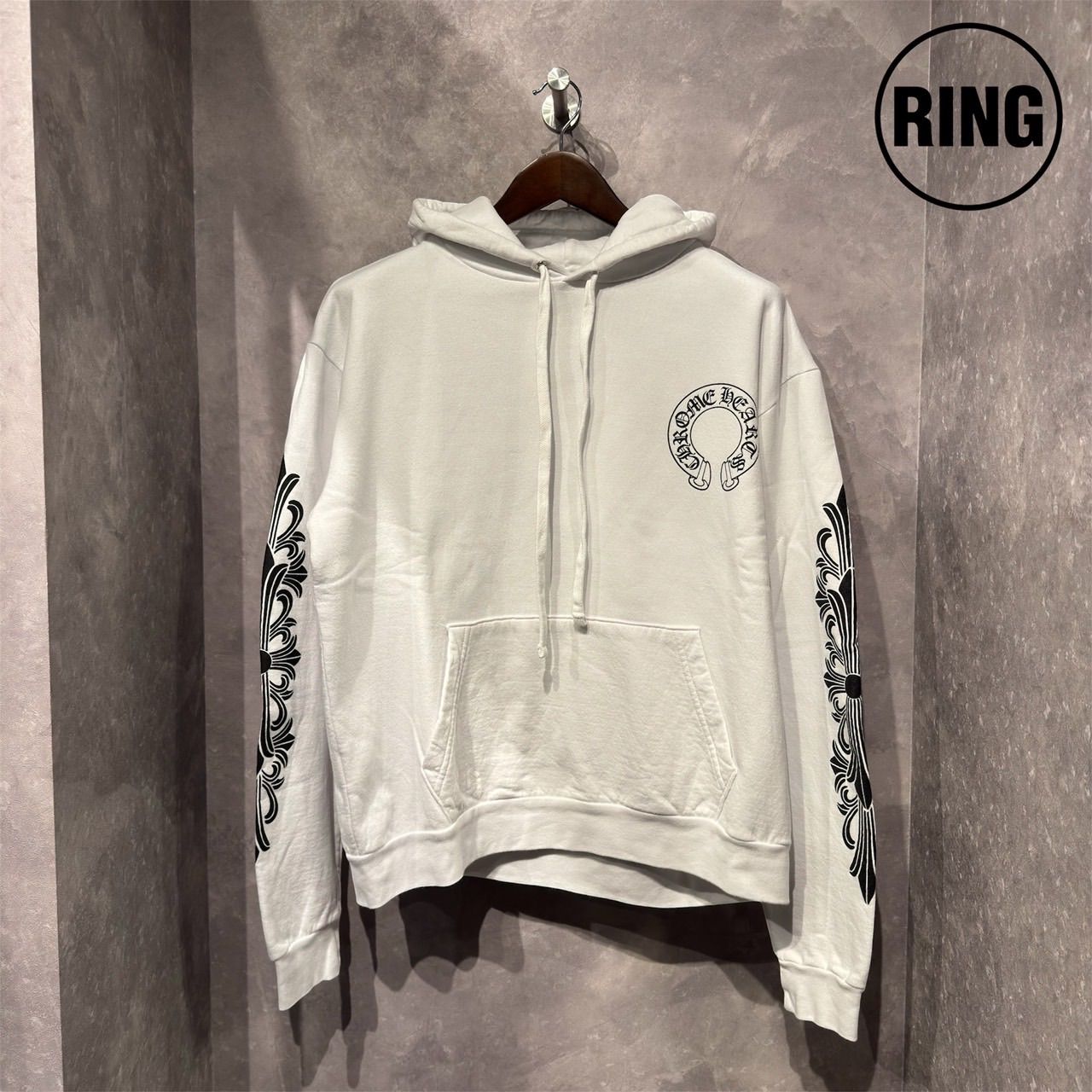 Chrome Hearts Horseshoe PLVR Hoodie WHT - メルカリ