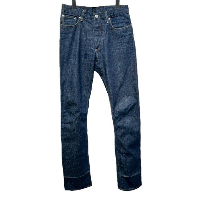 【中古】　Helmut Lang　デニムパンツ　Gパン　ジーンズ　ボトムス　ボタンフライ　無地　イタリアンカット　イタリア製　古着　/2496