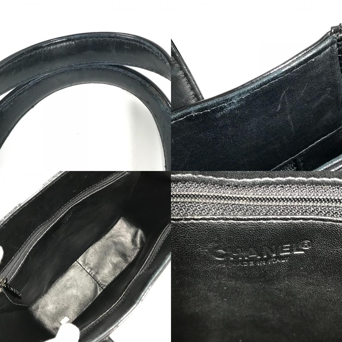 CHANEL シャネル ハンドバッグ チョコバー ロゴ CC ココマーク 