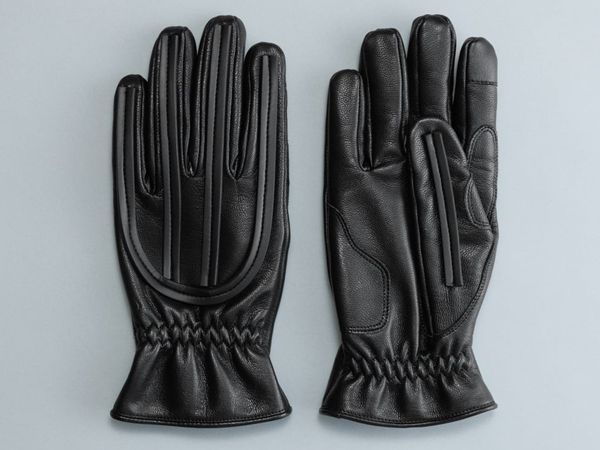 PELLE:K BIKE GLOVES EMU BLACK/ペレック バイクグローブ エミュー 黒やぎ 革 クロダ 手袋 ビンテージ モトクロス vmx エンデューロ moto3 サーキット
