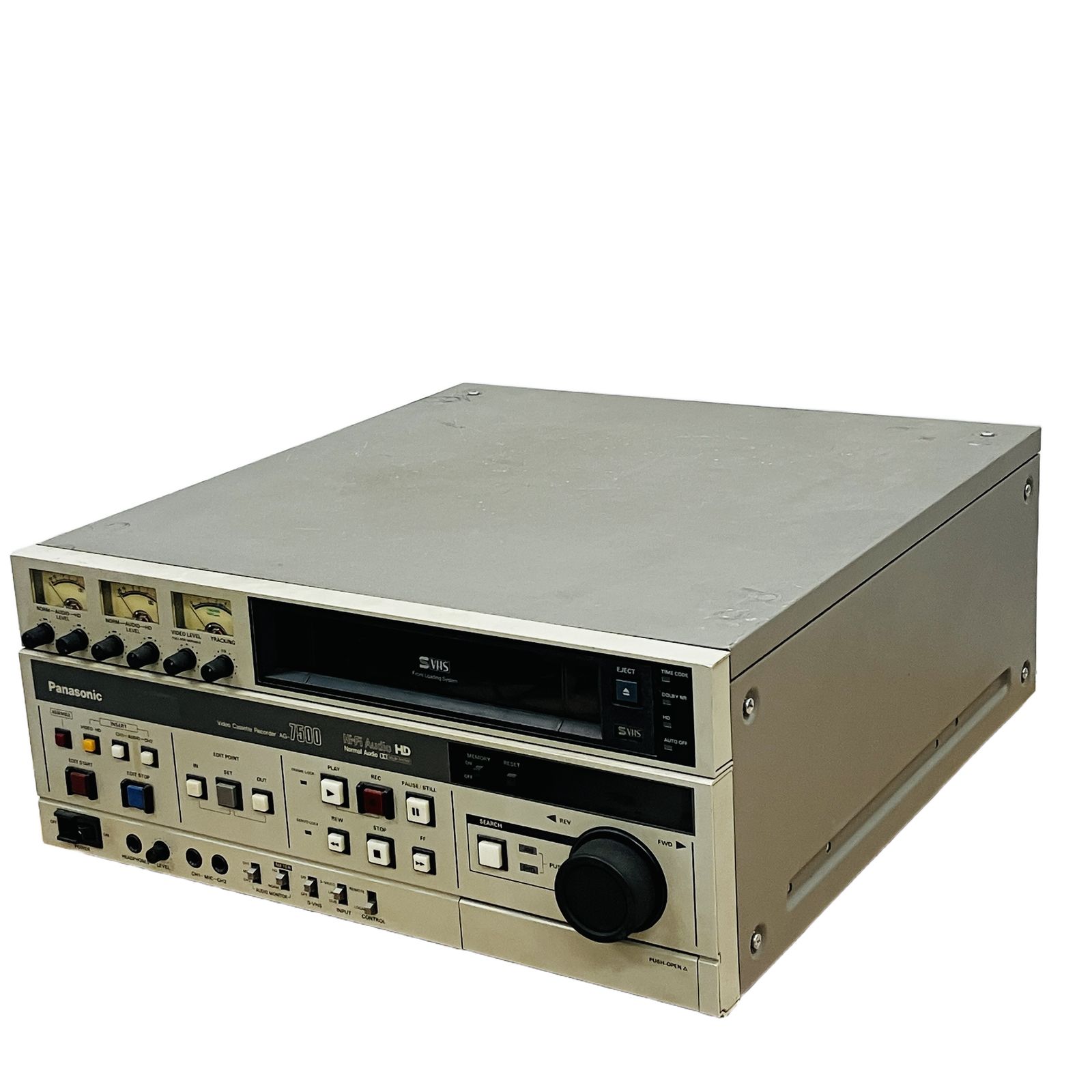 Panasonic AG-7500 S-VHS 業務用 ビデオカセット レコーダー 映像機器 パナソニック ジャンク C11067022