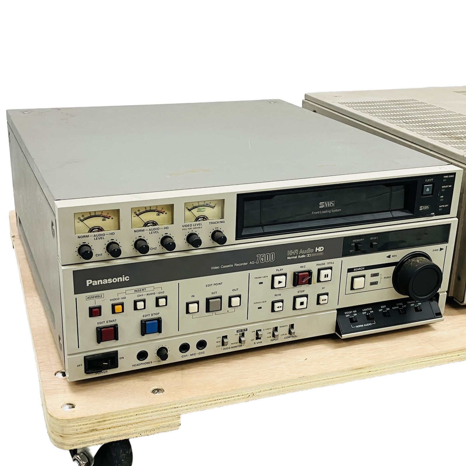 Panasonic AG-7500 S-VHS 業務用 ビデオカセット レコーダー 映像機器 パナソニック ジャンク C11221117
