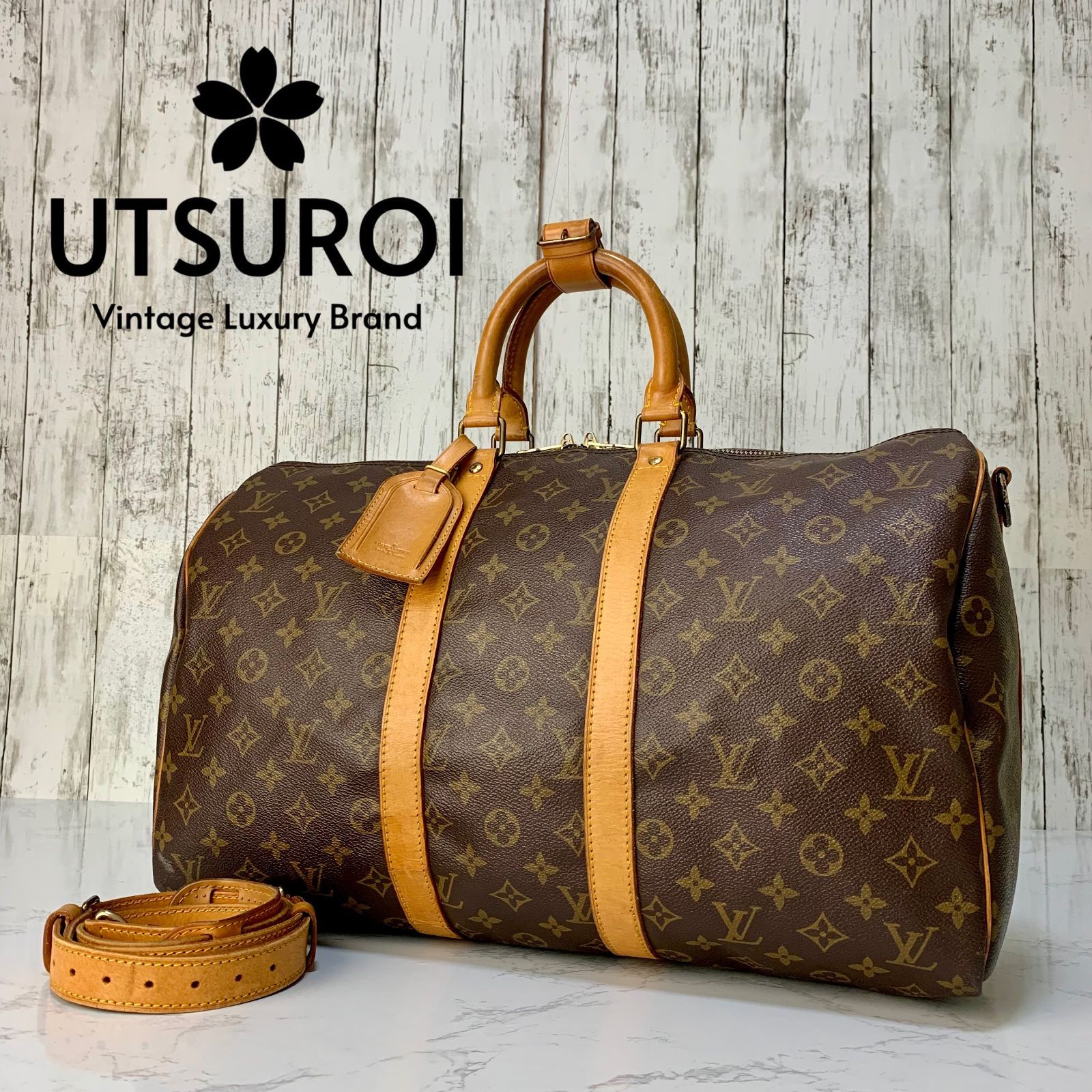 LOUIS VUITTON キーポル・バンドリエール45 モノグラム ボストンバッグ 【状態ランク：S】