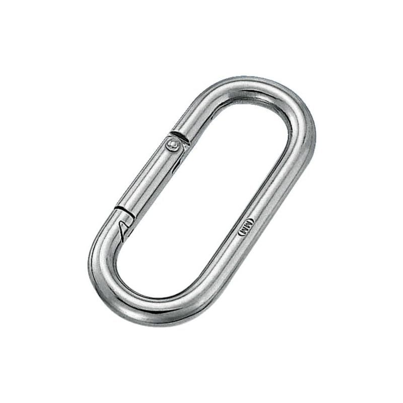 【新品】 トラスコ中山(TRUSCO) プチカラビナ ステンレス製 5mm チェーンの端末金具などに、ワンタッチで付け外しができる 20個 【ケース販売】 TPKB-5 1