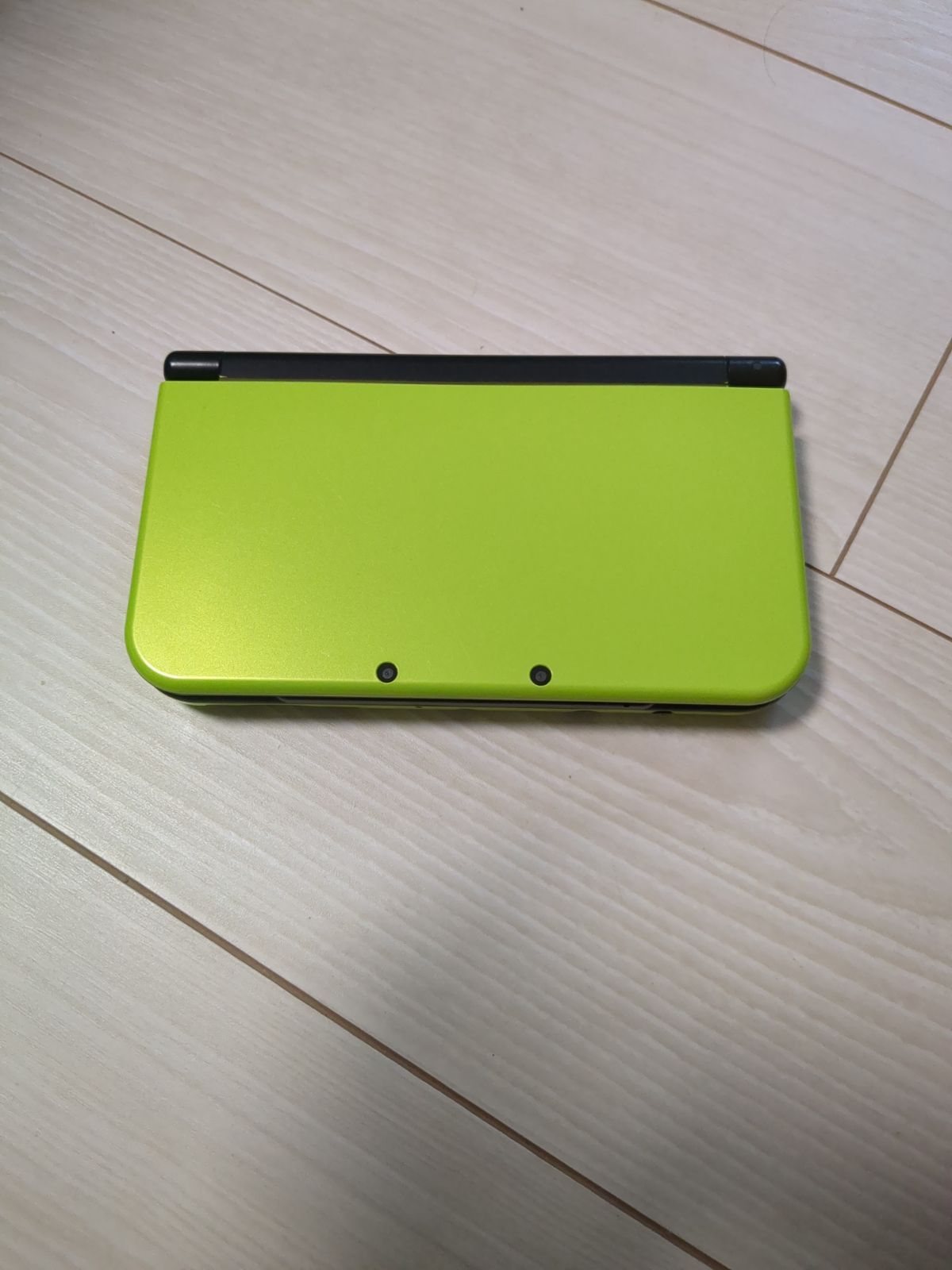 NEWニンテンドー3DS LL ライムブラック 本体・タッチペンのみ-店舗在庫 