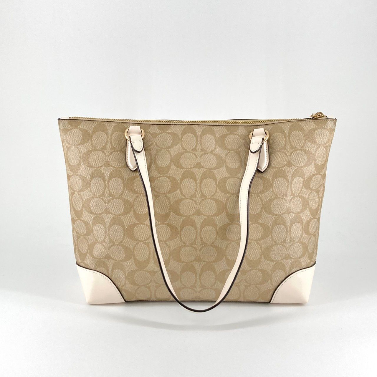 COACH（コーチ） シグネチャージップ F29208 トートバッグ ベージュ 