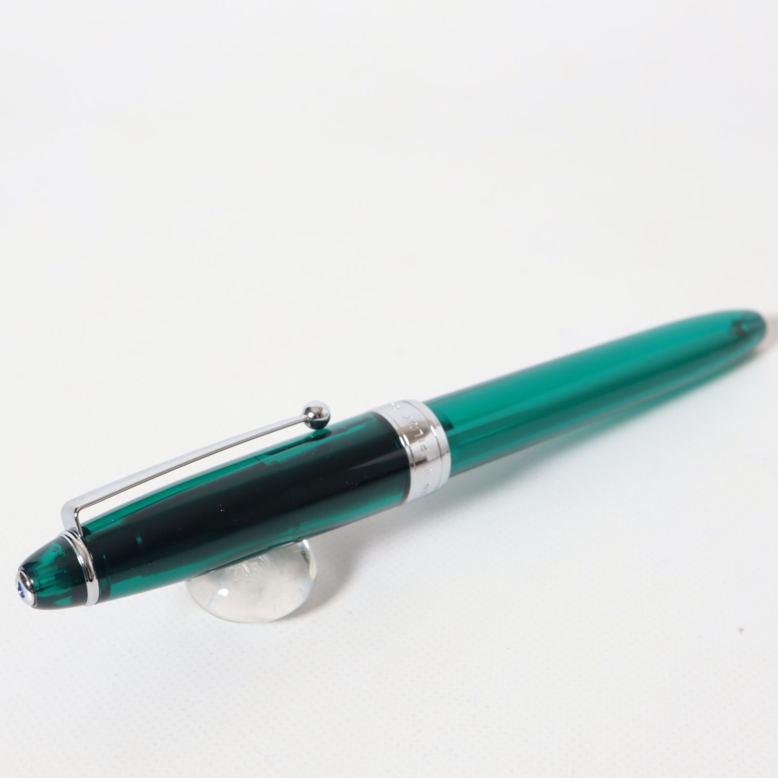 PILOT 2023年株主優待 CUSTOM NS 万年筆 緑色 パイロット カスタムNS 万年筆 2023年度 株主優待限定 非売品 透明