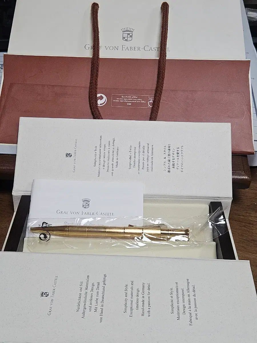 Graf von Faber-Castell アネロ GOLD ボールペン-【一部予約販売中】