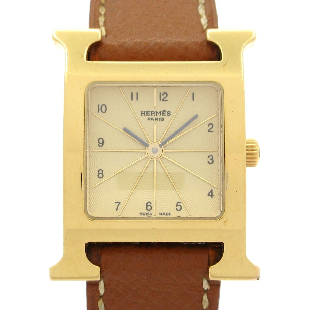 HERMES(エルメス) 腕時計 Hウォッチ HH1.201 レディース □C ベージュ