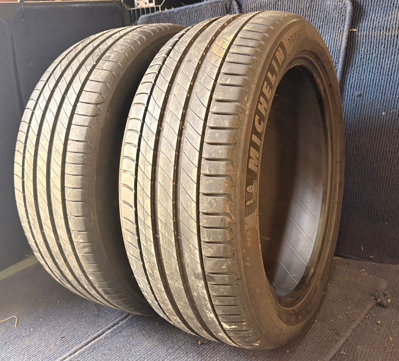 ☆送料無料☆【2022年製造】【溝6.5分山】MICHELIN PRIMACY4 2本 255/50R18 ASP3571
