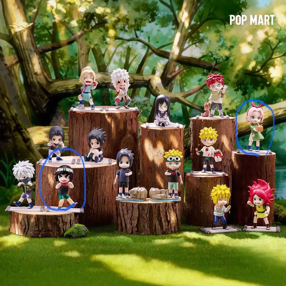 NARUTO POPMART MART フィギュア by POP 10ピース入りの通販 1BOX 正規 