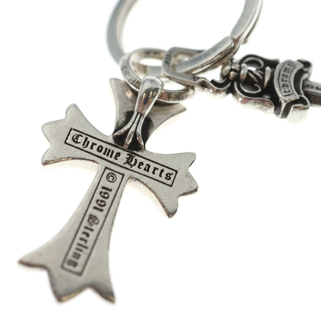 2025，送料無料 CHROME HEARTS (クロムハーツ) KEYRING SMALL CH CROSS