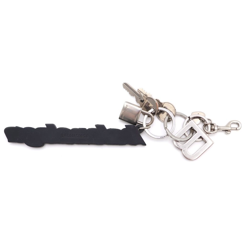 BALENCIAGA (バレンシアガ) KIT チャーム ラバーロゴ付き キーチャーム