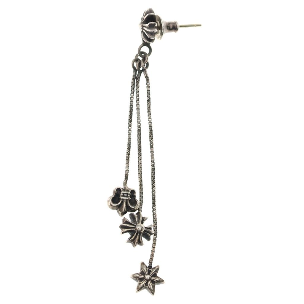 CHROME HEARTS (Chrome Hearts) JOJO PST PLS R Jojo Earrings Star CH Plus BS Flare Silver BCA103
