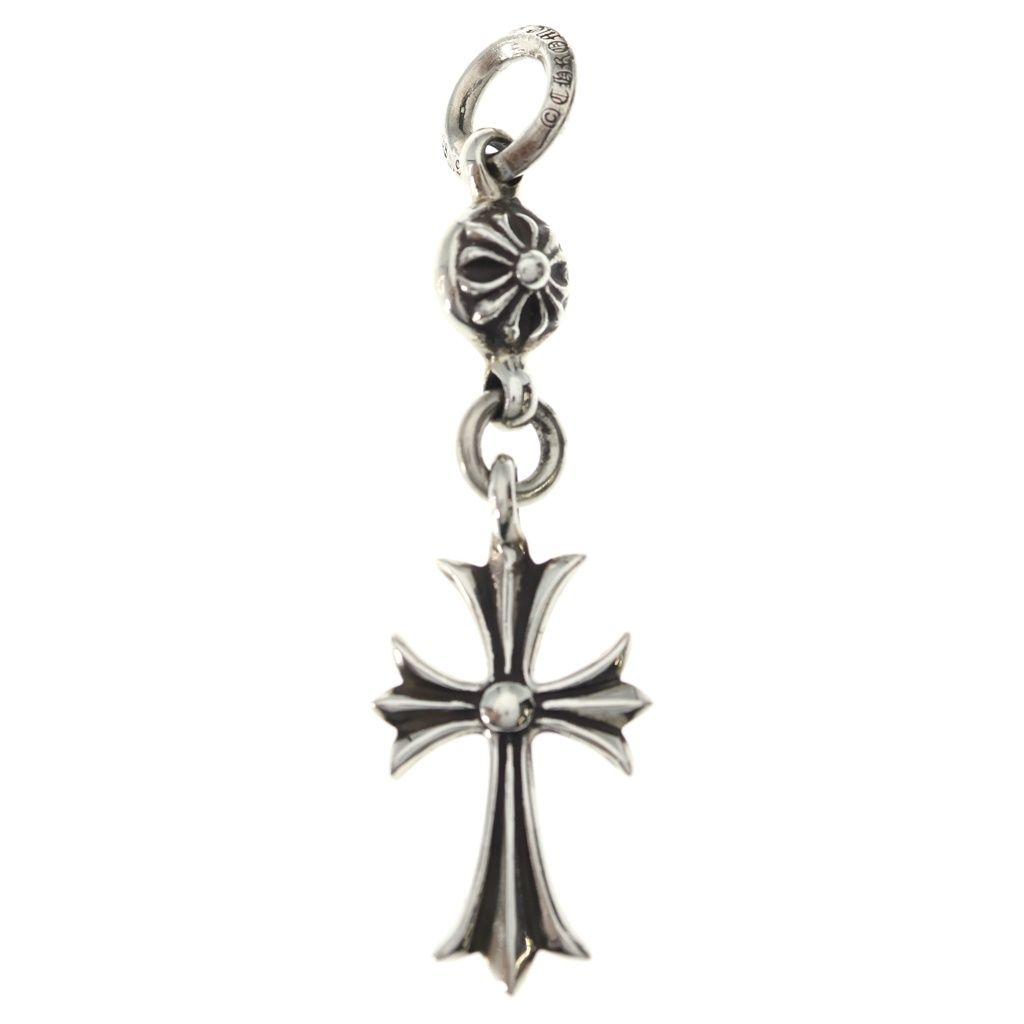 CHROME HEARTS (クロムハーツ) 1B TNY CH CRS 1ボール タイニー CHクロス チャーム ペンダントトップ シルバー BCA197