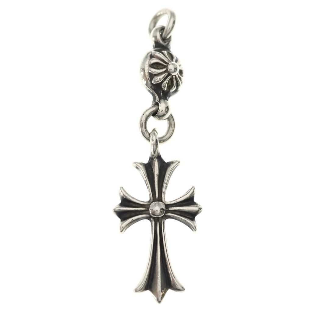CHROME HEARTS (クロムハーツ) OLD 1B TNY CH CRS オールド 1ボール タイニー CHクロス チャーム ペンダントトップ シルバー BCA197