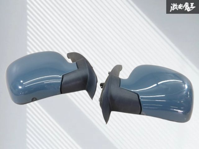 【保証付】 Renault ルノー 純正 KWK4M カングー ドアミラー サイドミラー 左右セット 電格 9P 7P ブルー エトワールメタリック系 即納 棚