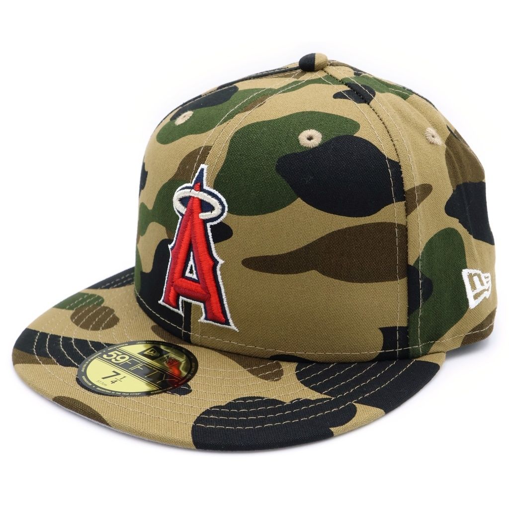 A BATHING APE 迷彩キャップ ニューエラ A Bathing Ape New Era 59