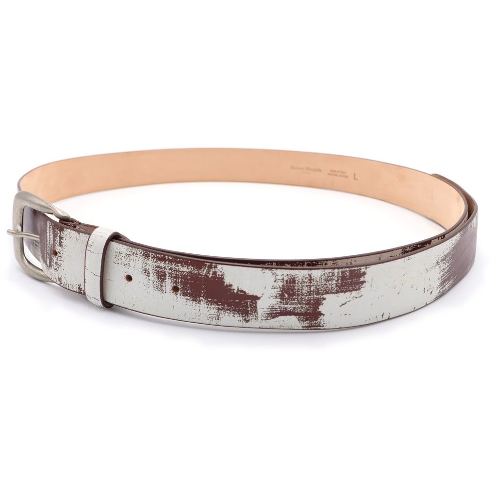Maison Margiela (メゾンマルジェラ) Leather Belt レザーベルト ブラウン
