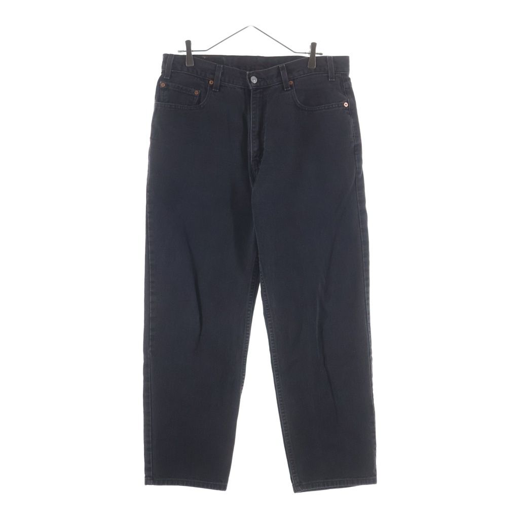 Levi's (リーバイス) 90S 550 ボタン裏刻印643M レジスターR 後染め ジップフライ デニム パンツ ブラック