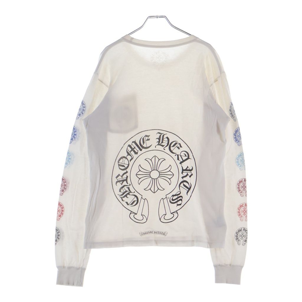 CHROME HEARTS (クロムハーツ) Multi Color Horseshoe L/S T-shirt