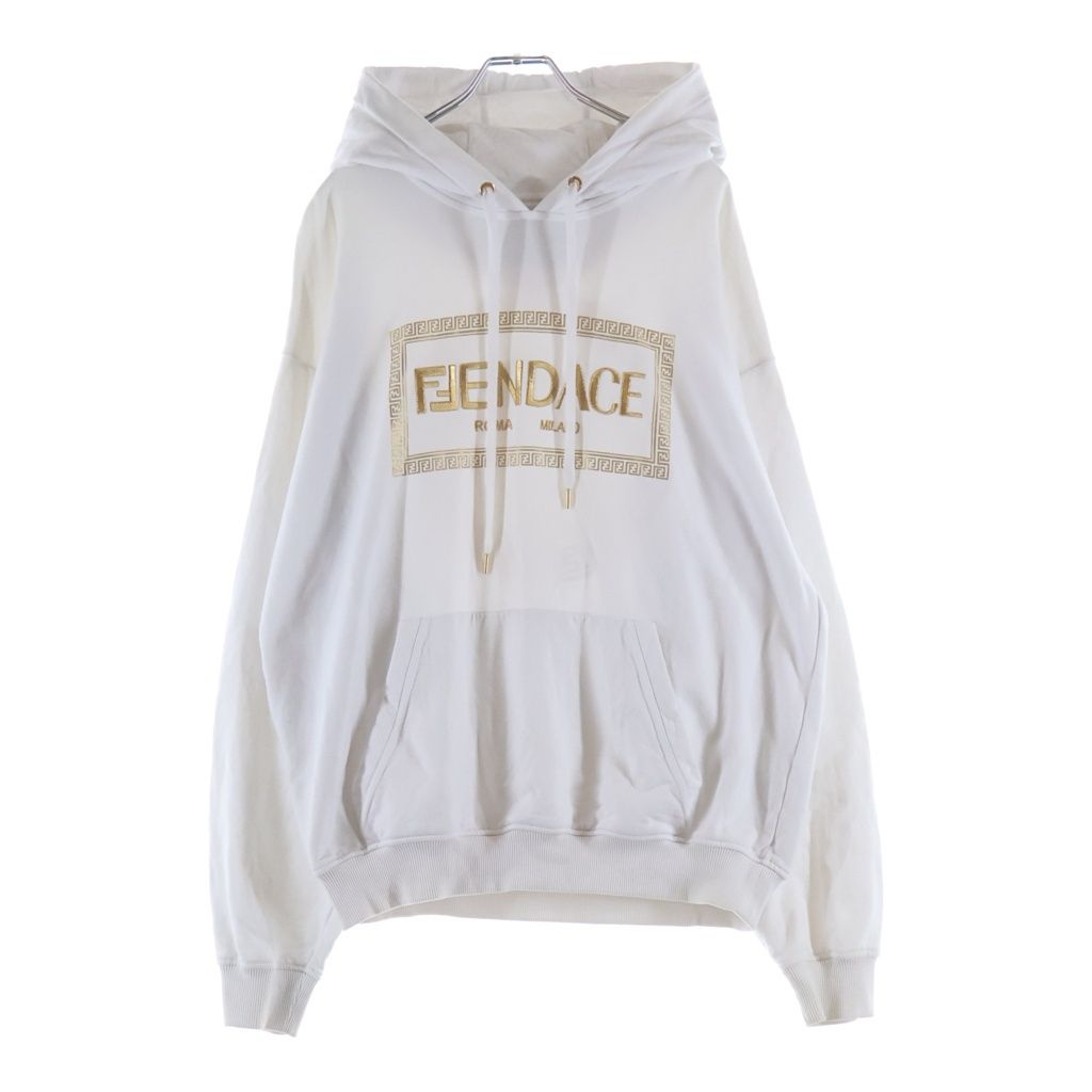 FENDACE パーカー　フーディ　フェンディ　ヴェルサーチ　FENDI 美品 FENDI (フェンディ) ×VERSACE FENDACE ヴェルサーチ フェンダーチェ