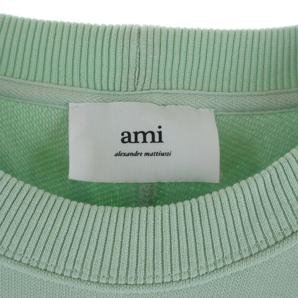ami paris (アミパリス) ハートロゴ刺繍 プルオーバースウェット 