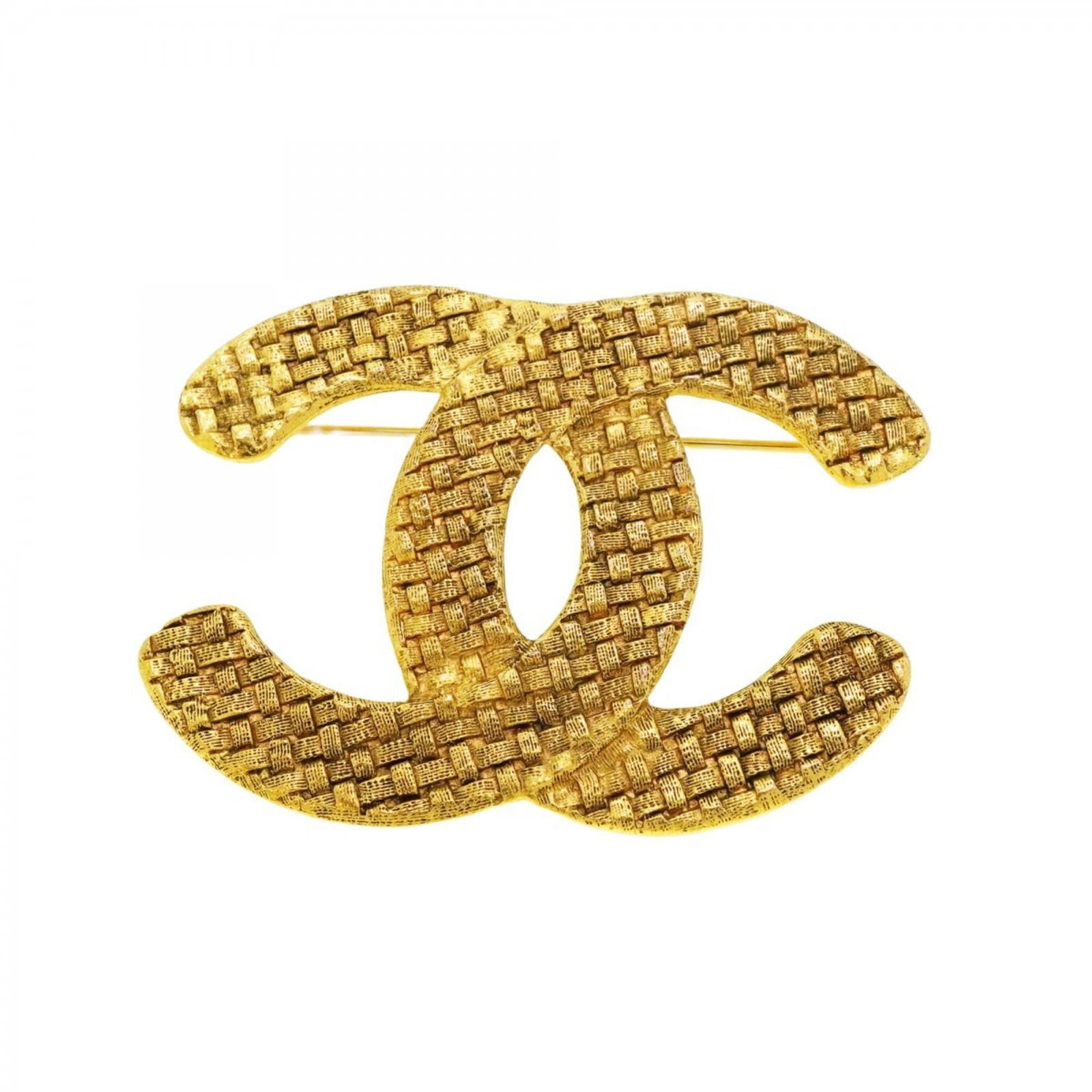 シャネル(Chanel) シャネル ブローチ ココマーク GPメッキ ゴールドレディース