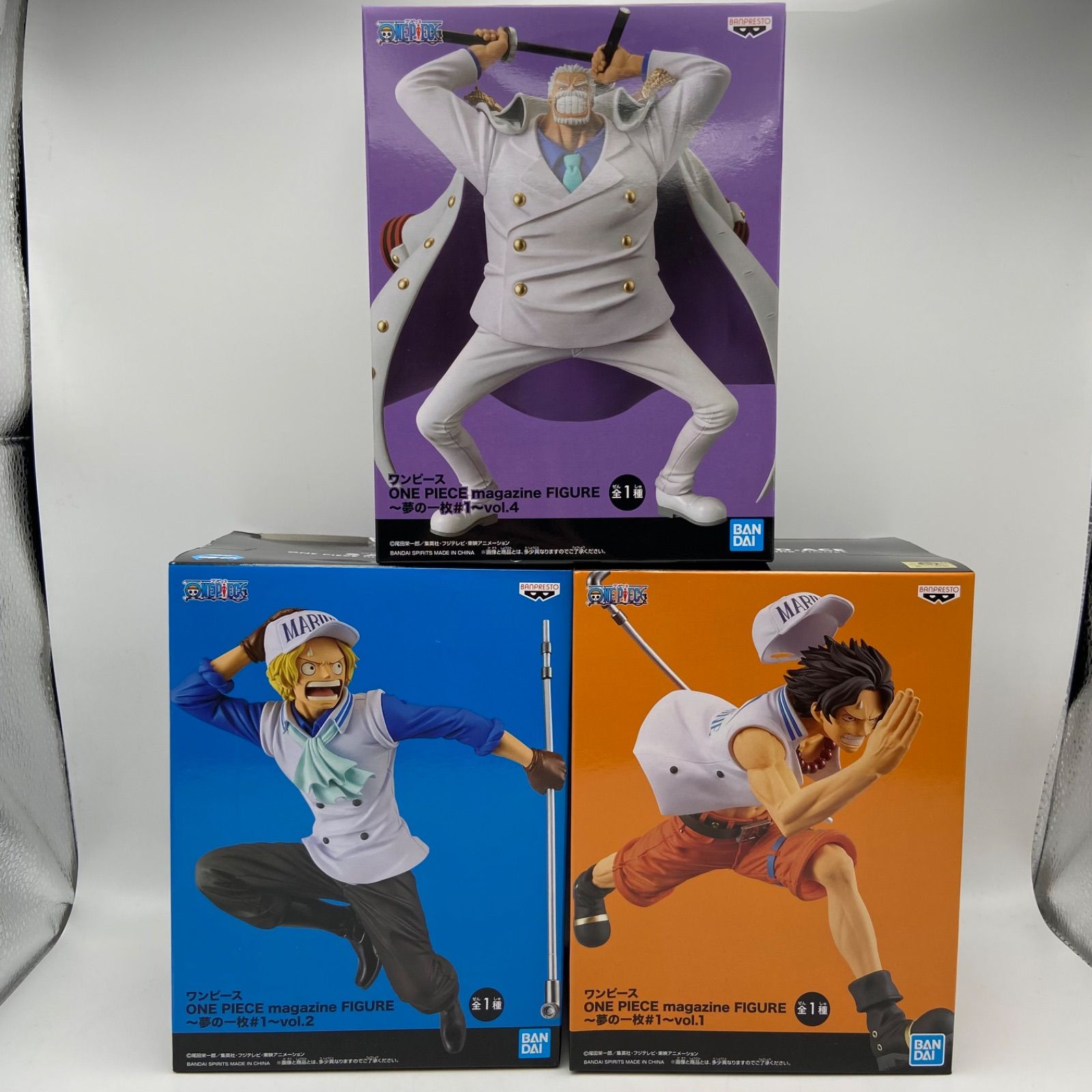 ワンピース 夢の一枚 フィギュアセット ワンピース 3点セット ONE 