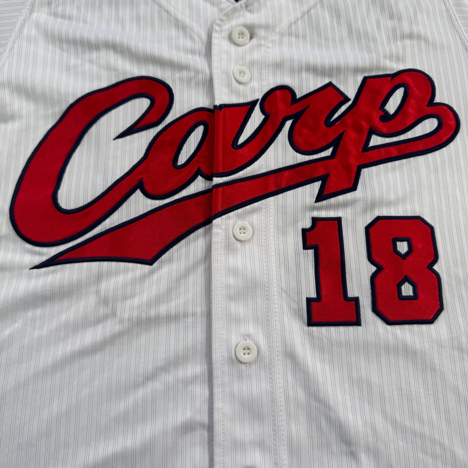 カープ　ユニフォーム　サンフレコラボ　M 森下暢仁 18 広島東洋カープ 森下暢仁 #18 ハイクオリティユニフォーム ホーム M