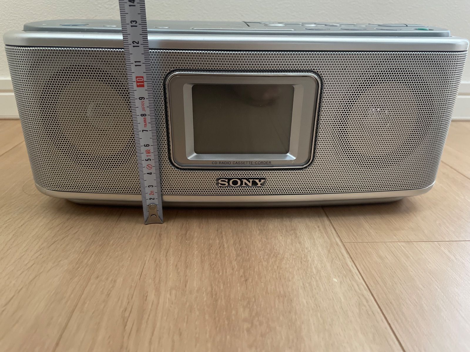 未使用 SONYソニー CDラジカセ CFD-E501 シルバー ソニー CDラジオカセットレコーダー CFD-E501