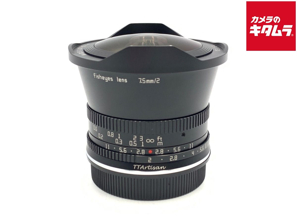 【中古】 【良品】 銘匠光学 TTArtisan 7.5mm f/2 C Fisheye Lマウント用