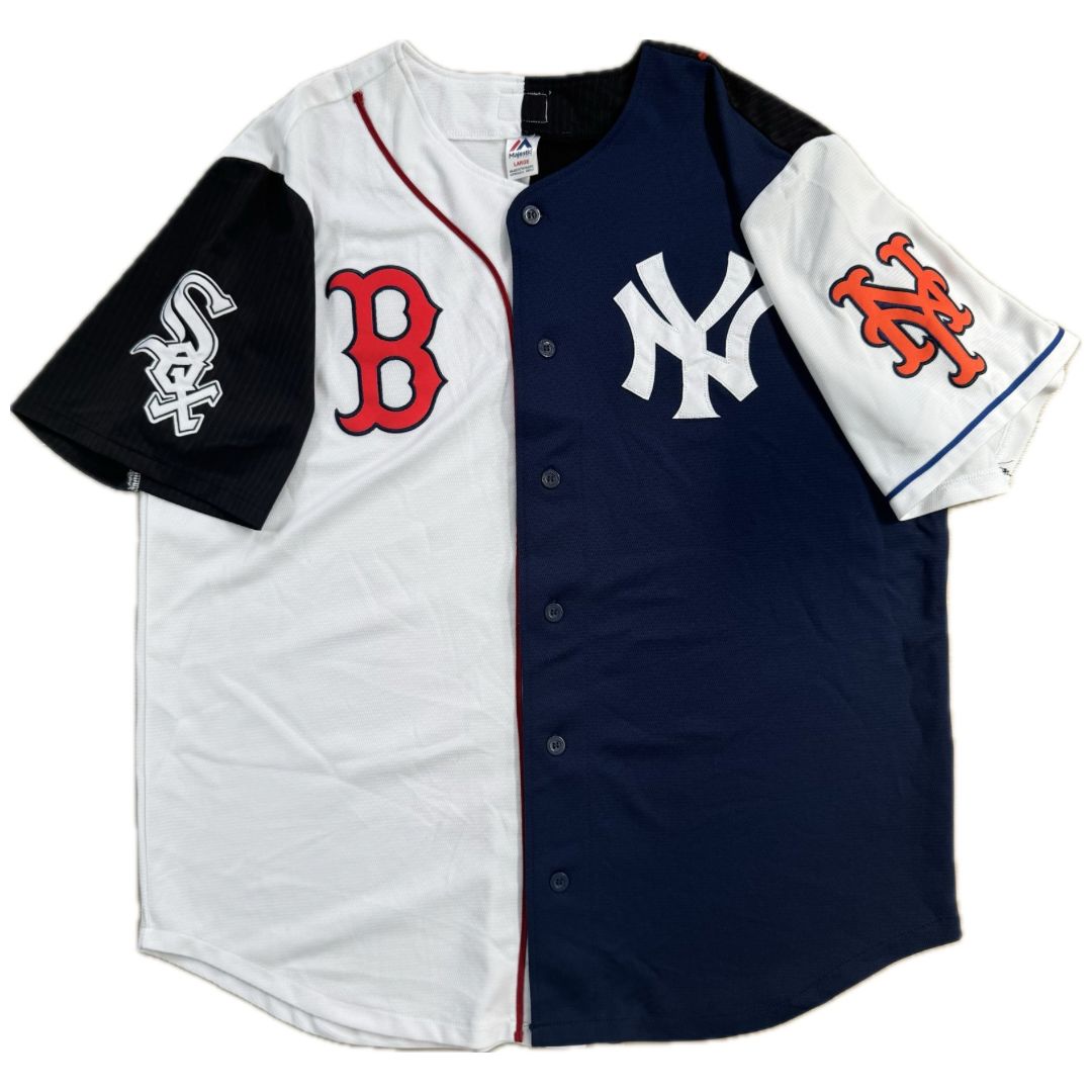 MLB × Majestic(R) × BEAMS / ベースボール シャツ Lサイズ