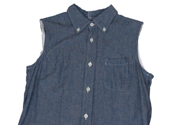 JUNYA WATANABE ノースリーブシャツワンピース ジュンヤワタナベ コムデギャルソン デニムJUNYA WATANABE COMME des