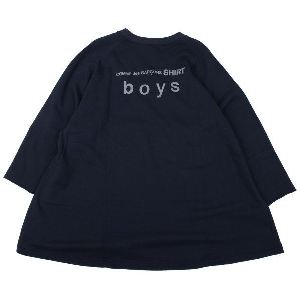 コムデギャルソン　shirt boy バック　ロゴ　ブラック　シャツ コムデギャルソンシャツボーイズCOMME des GARCONS SHIRT boys バック