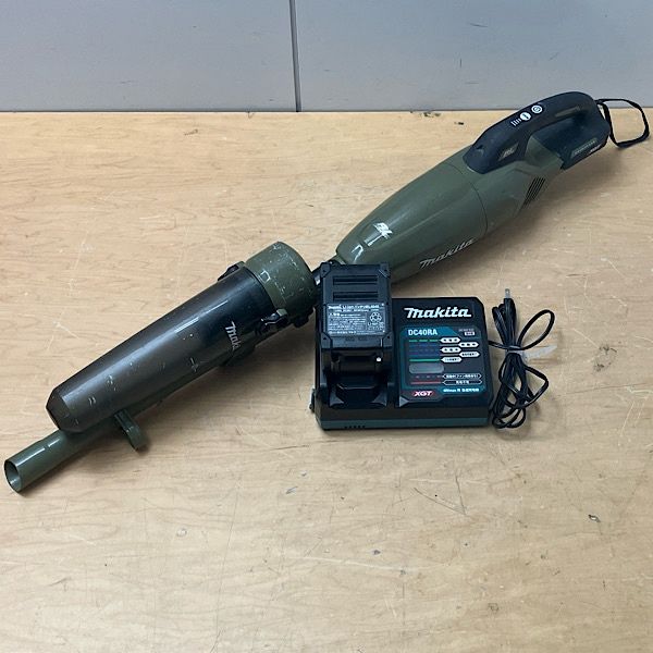 Makita/マキタ CL001G 充電式クリーナ 40Vmax バッテリー・充電器セット ●127685