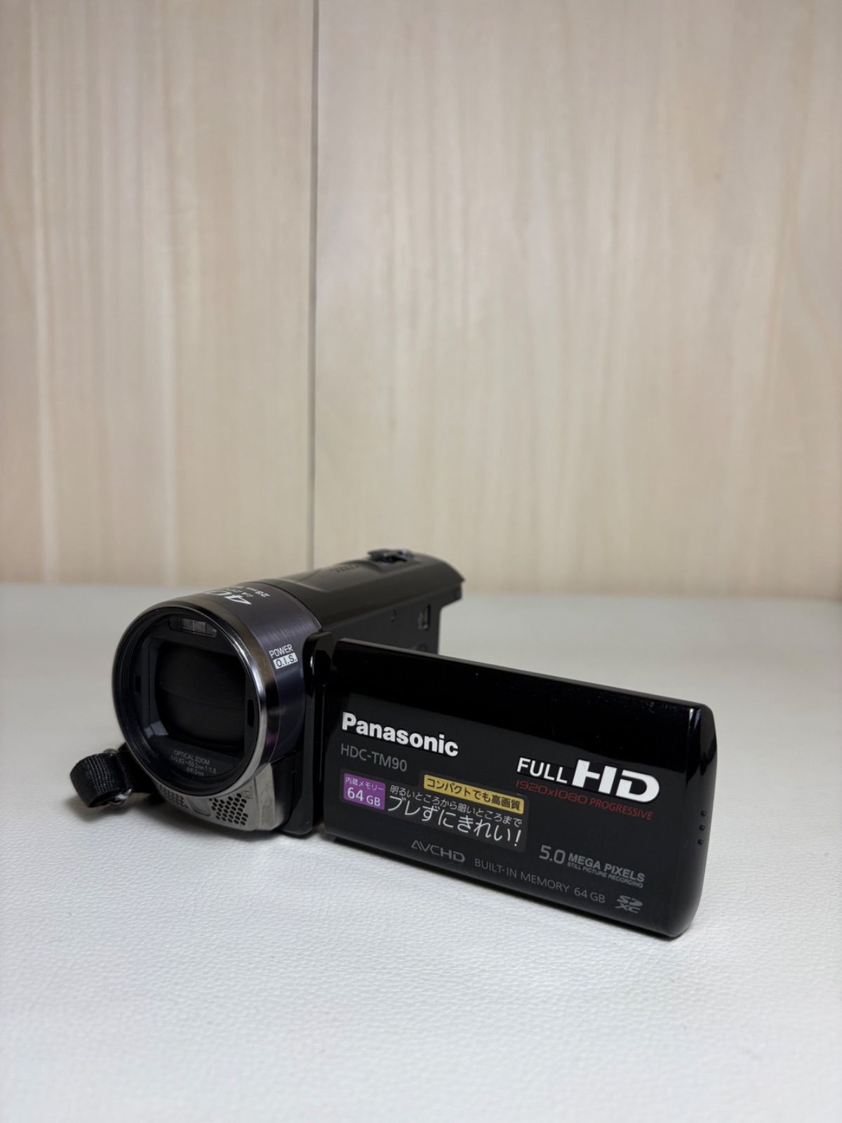 Panasonic HDC-TM90 内蔵メモリー64GB デジタルビデオカメラ【動作品